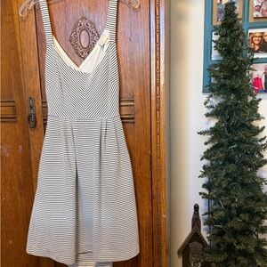 Striped Black and White Dress